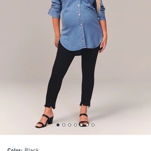 Abercrombie Maternity Super Skinny Ankle Jean